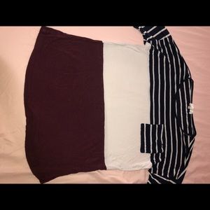 Stella tweed half sleeve blouse